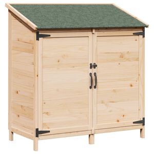 vidaXL Vrtna &Scaron;upa Prirodna 106,5 x 56 x 113,5 cm Čvrsto drvo jele