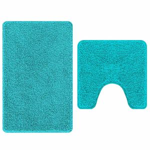 vidaXL Set prostirki za kupatilo s protukliznom podlogom 2 pcs PP