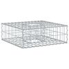 vidaXL Gabionski uzdignuti krevet 60 x 60 x 20 cm Cinkani čelik