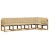 vidaXL Set vanjskih sofa 6 kom. Bijela i bež