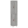 vidaXL Visoka komoda siva sonome 34,5x34x180 cm od konstruiranog drva