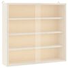 vidaXL Drvena kolekcionarska vitrina s vratima 40x8,5x37 cm