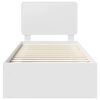 vidaXL Krevetna konstrukcija Bijelo 90 x 200 cm Čvrsto borovo drvo