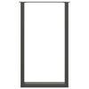 vidaXL Noge za barski stol U-oblika 2 kom antracit 60 x (100-101) cm čelik