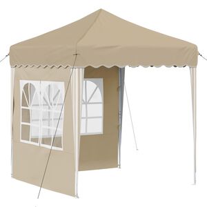 vidaXL Rastezljivi &scaron;ator za zabave 195 x 195 x 245 cm Krem