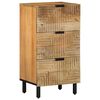 vidaXL Komoda smeđa 40x33x75 cm Puno drvo Mango