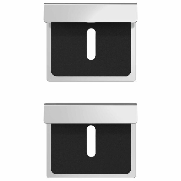 vidaXL Držač za ogledalo 12 pcs Nikla 35 x 30 x 8,3 mm Čelik