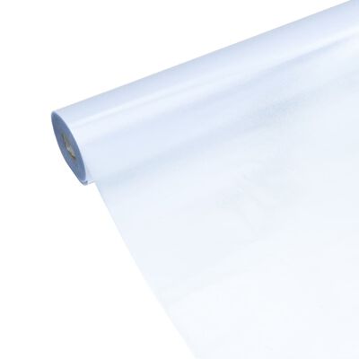 vidaXL Prozorska folija statična matirana prozirna siva 45x1000 cm PVC