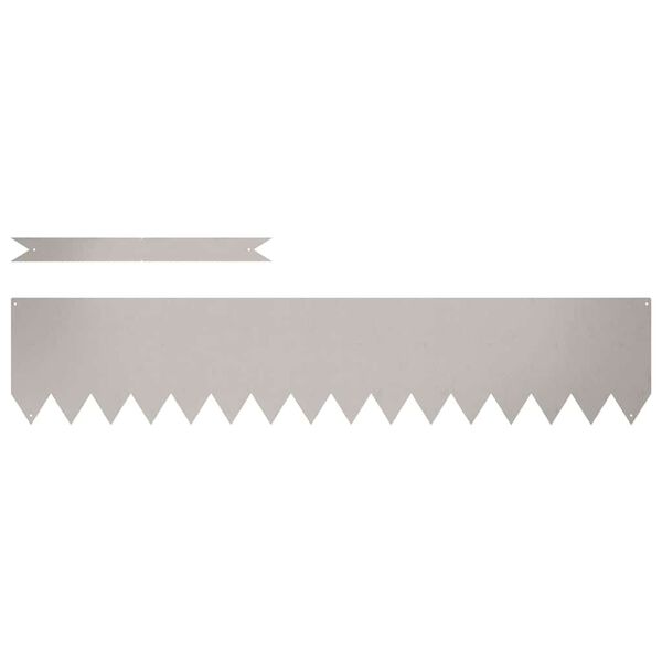 vidaXL Ograda oko Travnjaka 30 pcs Smeđa 100 x 0.05 x 20 cm