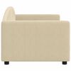 vidaXL Dnevni krevet krem 80 x 200 cm od tkanine