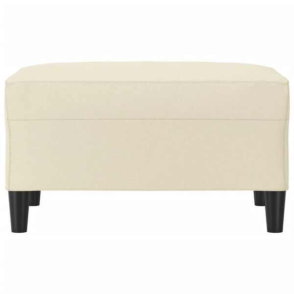 vidaXL Tabure krem 70 x 55 x 41 cm od umjetne kože