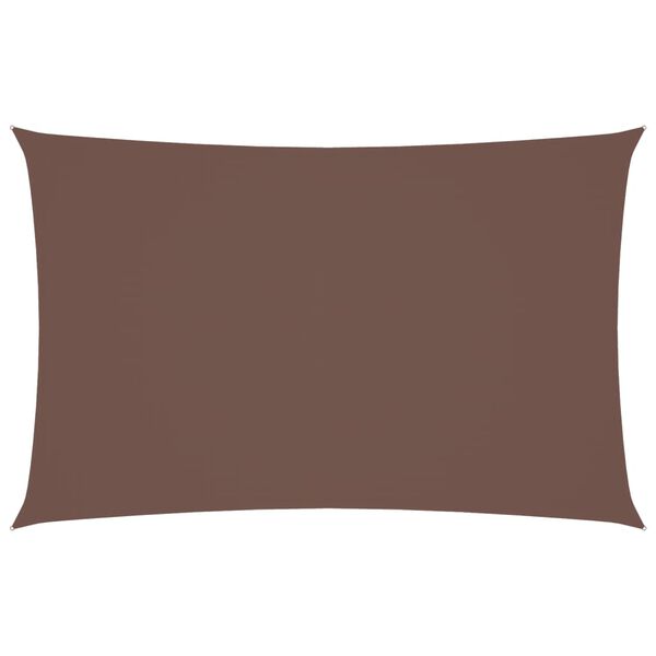 vidaXL Jedro protiv sunca od tkanine Oxford pravokutno 5 x 8 m smeđe