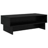 vidaXL Kava Stol Crni hrast 100 x 46 x 35 cm Konstruirano drvo