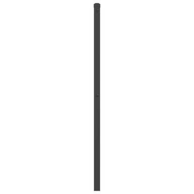 vidaXL Metalno uzglavlje crno 160 cm