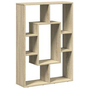vidaXL Regal za knjige boja hrasta 63x20x90 cm od konstruiranog drva