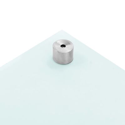 vidaXL Kuhinjska zaštita od prskanja bijela 100 x 40 cm kaljeno staklo