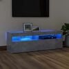 vidaXL TV ormarić s LED svjetlima siva boja betona 120x35x40 cm