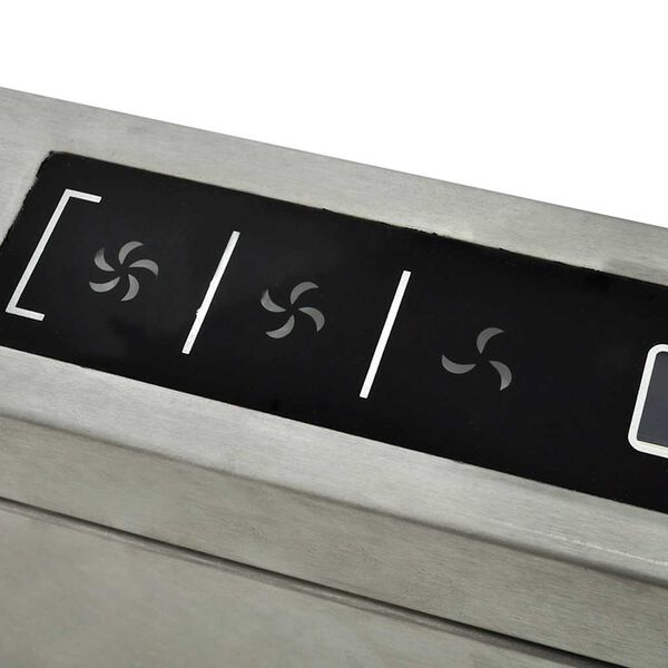 vidaXL Otočna kuhinjska napa s LCD zaslonom