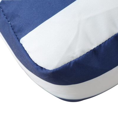 vidaXL Jastuk za palete plavo-bijeli prugasti 60x60x8 cm od tkanine