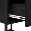 vidaXL Noćni ormarić s ladicama 2 pcs Crni hrast 34 x 35,5 x 45 cm