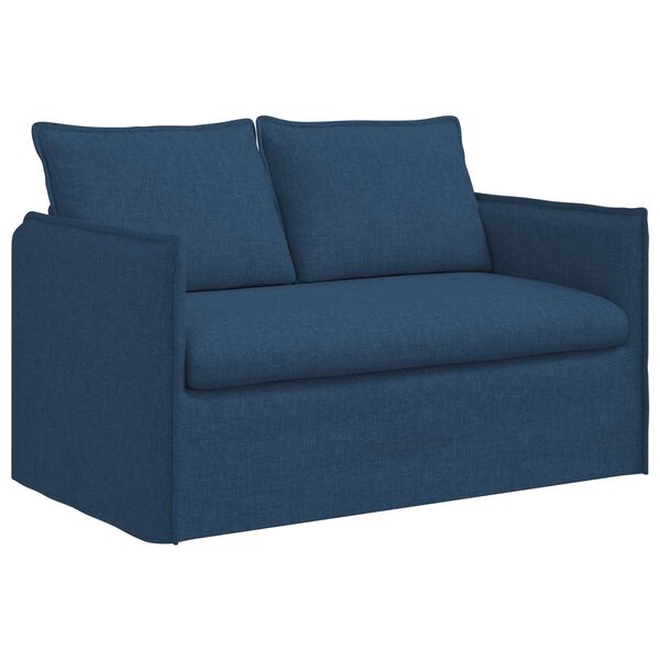 vidaXL Sofa 120cm Plava Metal