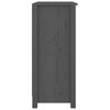 vidaXL Komoda sivi 70 x 35 x 80 cm od masivne borovine
