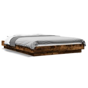 vidaXL Okvir kreveta boja hrasta 120x200 cm od konstruiranog drva