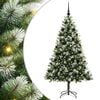 vidaXL Umjetno Božićno drvce s pokrivačem snijega 300 LED lampica