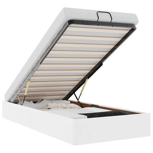 vidaXL Okvir kreveta bez madraca bijeli 100x200 cm od umjetne kože