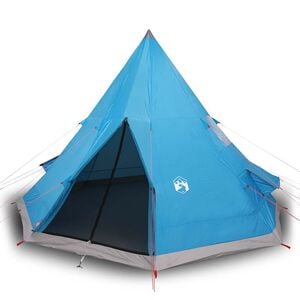 vidaXL &Scaron;ator tipi za kampiranje za 4 osobe plavi vodootporni