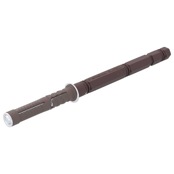 vidaXL Podupirači za plutajuće police 12 pcs Bež &Oslash;14 x 210 mm Čelik