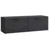 vidaXL TV ormar za zid Zidne Crna 98 x 31 x 30 cm Konstruirano drvo