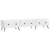 vidaXL TV ormar s ladicama Bijela visokog sjaja 147 x 34,5 x 30 cm