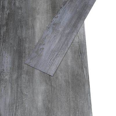 vidaXL Nesamoljepljive podne obloge PVC 5,26 m² 2 mm sjajne sive