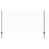 vidaXL Euro ograda s postom 25 x 1,2 m Čelik premazan PVC-om Zelena
