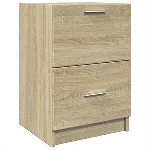 vidaXL Ormarić za umivaonik boja hrasta 40x37x59 cm konstruirano drvo