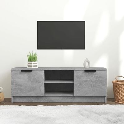 vidaXL TV ormarić boja betona 102x35x36,5 cm od konstruiranog drva