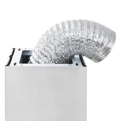 vidaXL Otočna kuhinjska napa 90 cm od nehrđajućeg čelika 756 m³/h LED
