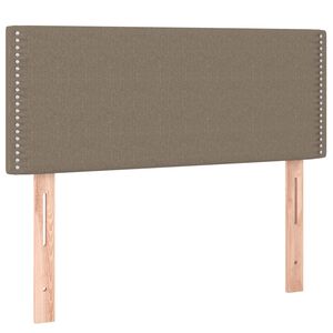 vidaXL Uzglavlje smeđesivo 90x5x78/88 cm od tkanine