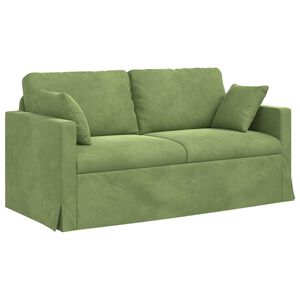 vidaXL Sofa Svijetlo zelena 158 x 78 x 80 cm Bar&scaron;un