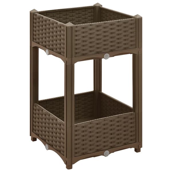 vidaXL Povi&scaron;ena gredica 40 x 40 x 71 cm od polipropilena