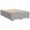 vidaXL Krevet box spring s madracem svjetlosivi 140x200 cm od tkanine