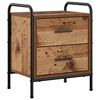 vidaXL Noćni ormar Staro drvo 40 x 30 x 50 cm Konstruirano drvo