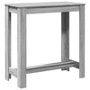 vidaXL Barski stol sivi 102 x 50 x 103,5 cm od konstruiranog drva