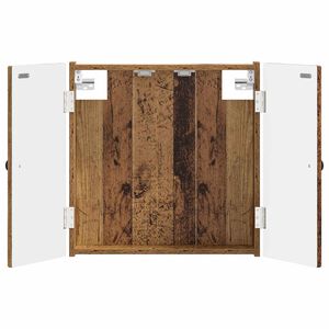vidaXL Kabinet za mete BREDA Staro drvo 52,5 x 10,5 x 53,5 cm