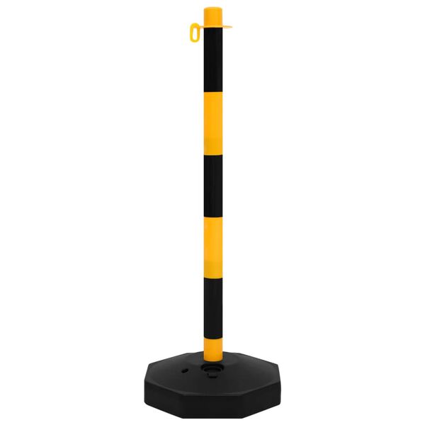 vidaXL Set stupova s lancima 10 m plastični lanac