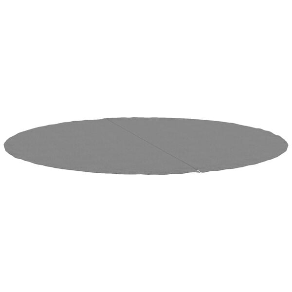 vidaXL Platno za tlo ispod bazena svjetlosivo Ø 244 cm poliesterska