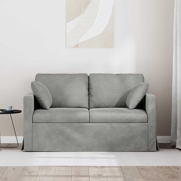 vidaXL Sofa Svijetlo siva