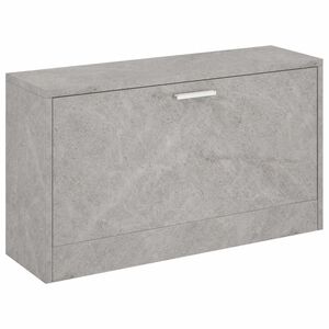 vidaXL Klupa za cipele boja betona 80x24x45 cm konstruirano drvo
