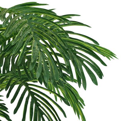 vidaXL Umjetna cikas palma s posudom 140 cm zelena